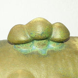 OOAK Mushroom Butter Dish - Brown & Patina