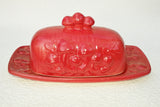 Mushroom Butter Dish - Red Red