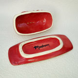 Mushroom Butter Dish - Red Red