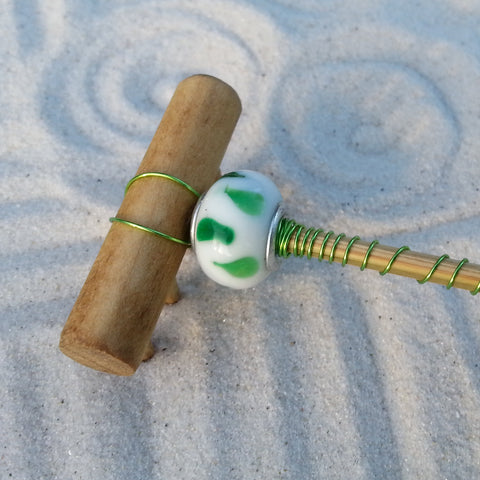 Mini Zen Garden Rake - Emeralds in the clouds