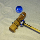 Mini Zen Garden Rake - Sterling Sapphire