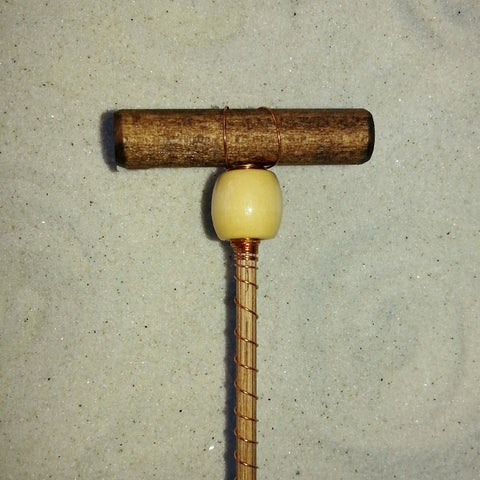 Mini Zen Garden Rake - Kiwi Tan