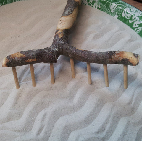 Tabletop Zen Garden Rake - From the Forest Floor