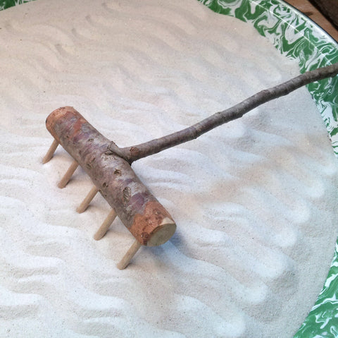 Tabletop Zen Garden Rake - From the Forest Floor II