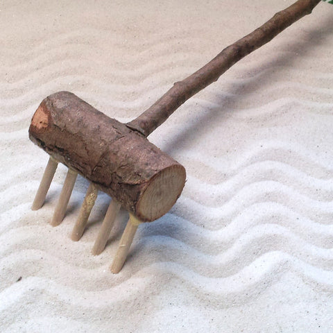 Tabletop Zen Garden Rake - From the Forest Floor V