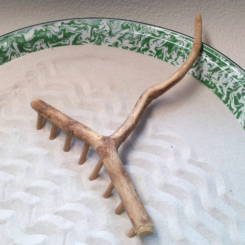 Tabletop Zen Garden Rake - From the Forest Floor VII